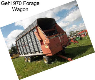 Gehl 970 Forage Wagon