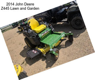 2014 John Deere Z445 Lawn and Garden
