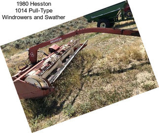 1980 Hesston 1014 Pull-Type Windrowers and Swather