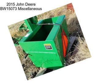 2015 John Deere BW15073 Miscellaneous