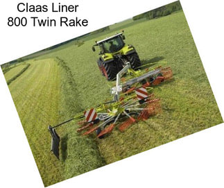 Claas Liner 800 Twin Rake