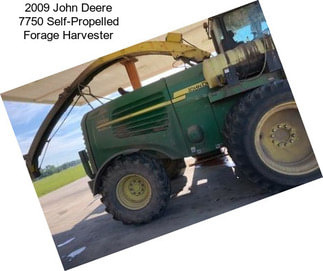 2009 John Deere 7750 Self-Propelled Forage Harvester