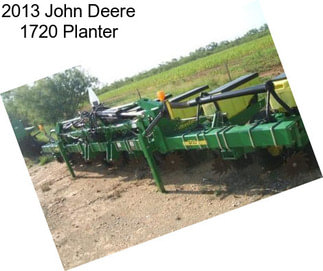 2013 John Deere 1720 Planter