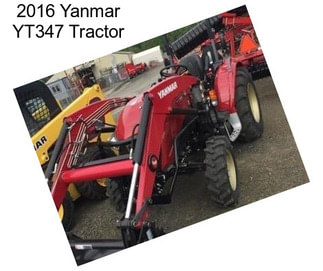 2016 Yanmar YT347 Tractor