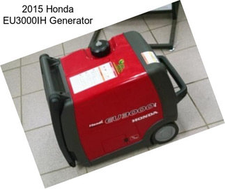 2015 Honda EU3000IH Generator