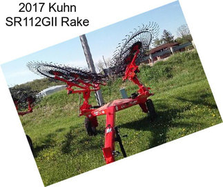 2017 Kuhn SR112GII Rake