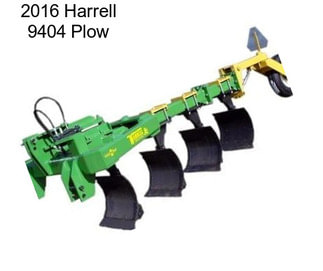2016 Harrell 9404 Plow