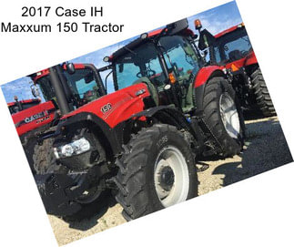 2017 Case IH Maxxum 150 Tractor