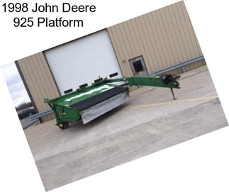 1998 John Deere 925 Platform