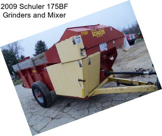 2009 Schuler 175BF Grinders and Mixer