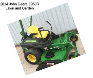 2014 John Deere Z950R Lawn and Garden