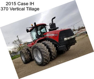 2015 Case IH 370 Vertical Tillage