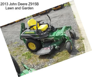 2013 John Deere Z915B Lawn and Garden