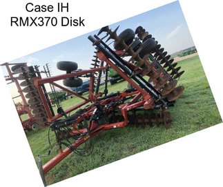 Case IH RMX370 Disk