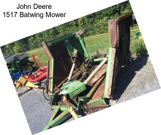 John Deere 1517 Batwing Mower