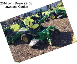 2014 John Deere Z915B Lawn and Garden