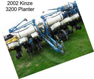 2002 Kinze 3200 Planter