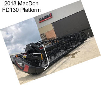 2018 MacDon FD130 Platform