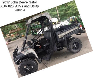 2017 John Deere Gator XUV 825I ATVs and Utility Vehicle