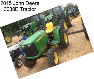 2015 John Deere 3038E Tractor