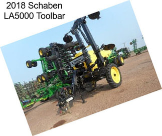 2018 Schaben LA5000 Toolbar