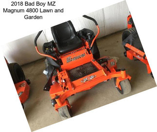 2018 Bad Boy MZ Magnum 4800 Lawn and Garden