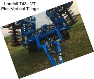 Landoll 7431 VT Plus Vertical Tillage