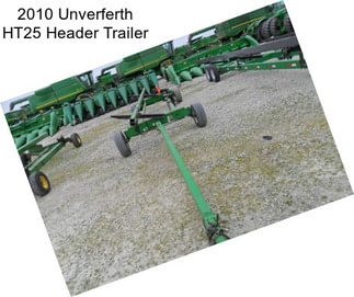 2010 Unverferth HT25 Header Trailer