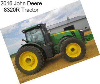 2016 John Deere 8320R Tractor