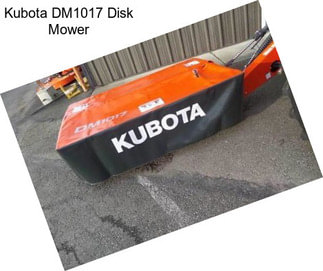 Kubota DM1017 Disk Mower