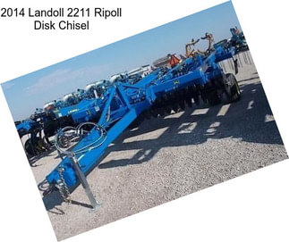 2014 Landoll 2211 Ripoll Disk Chisel