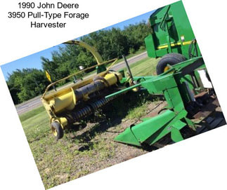 1990 John Deere 3950 Pull-Type Forage Harvester