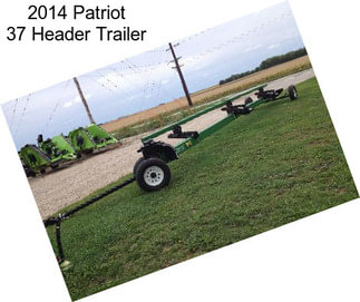 2014 Patriot 37 Header Trailer