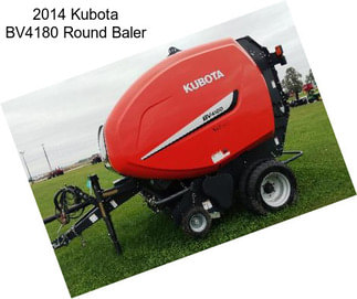 2014 Kubota BV4180 Round Baler