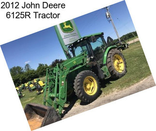2012 John Deere 6125R Tractor