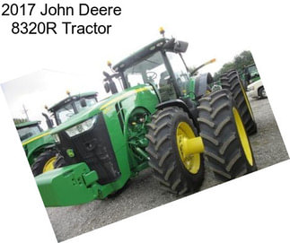 2017 John Deere 8320R Tractor