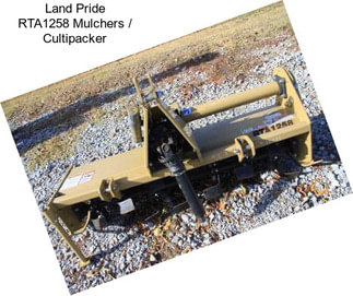 Land Pride RTA1258 Mulchers / Cultipacker