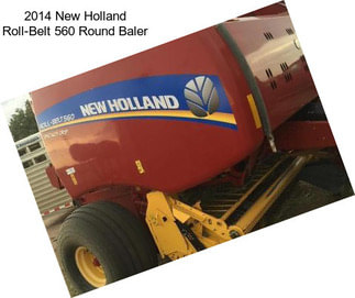 2014 New Holland Roll-Belt 560 Round Baler