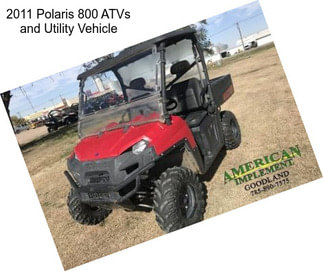 2011 Polaris 800 ATVs and Utility Vehicle