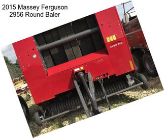 2015 Massey Ferguson 2956 Round Baler