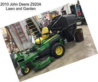 2010 John Deere Z920A Lawn and Garden