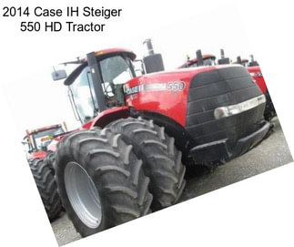 2014 Case IH Steiger 550 HD Tractor