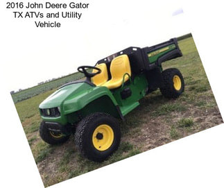 2016 John Deere Gator TX ATVs and Utility Vehicle