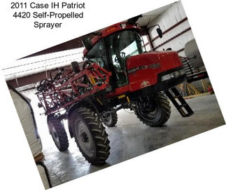 2011 Case IH Patriot 4420 Self-Propelled Sprayer