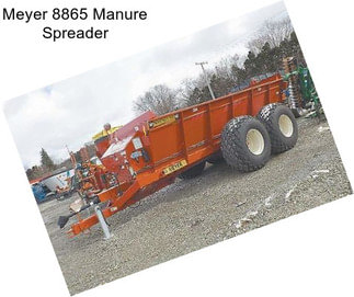 Meyer 8865 Manure Spreader