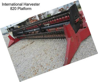 International Harvester 820 Platform