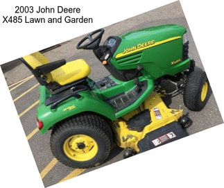 2003 John Deere X485 Lawn and Garden