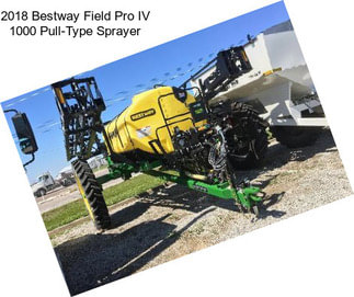 2018 Bestway Field Pro IV 1000 Pull-Type Sprayer