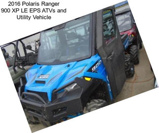 2016 Polaris Ranger 900 XP LE EPS ATVs and Utility Vehicle