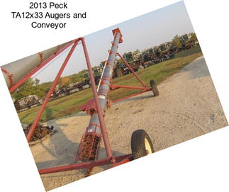 2013 Peck TA12x33 Augers and Conveyor